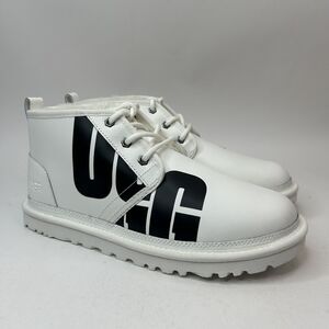 UGG Neumel Chopd Chukka Ankle Boot “White Leather” 2023
